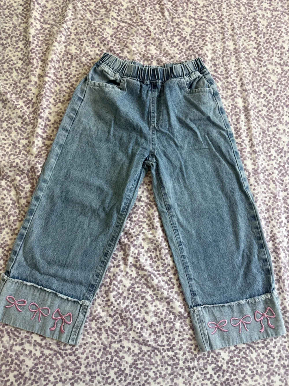 Girls Wide-Leg Jeans